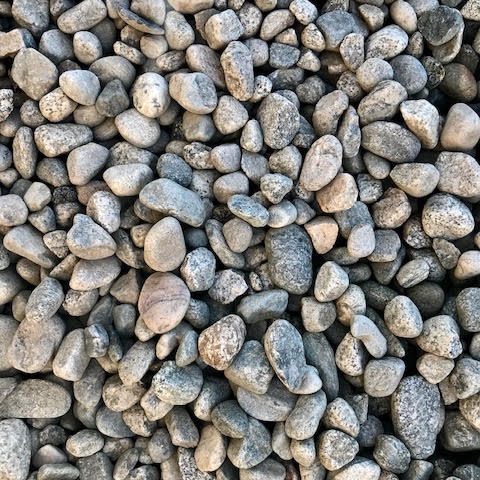 inch and half white cobble